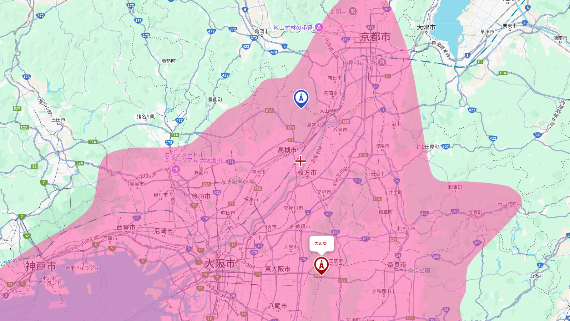 高槻市のテレビ電波事情